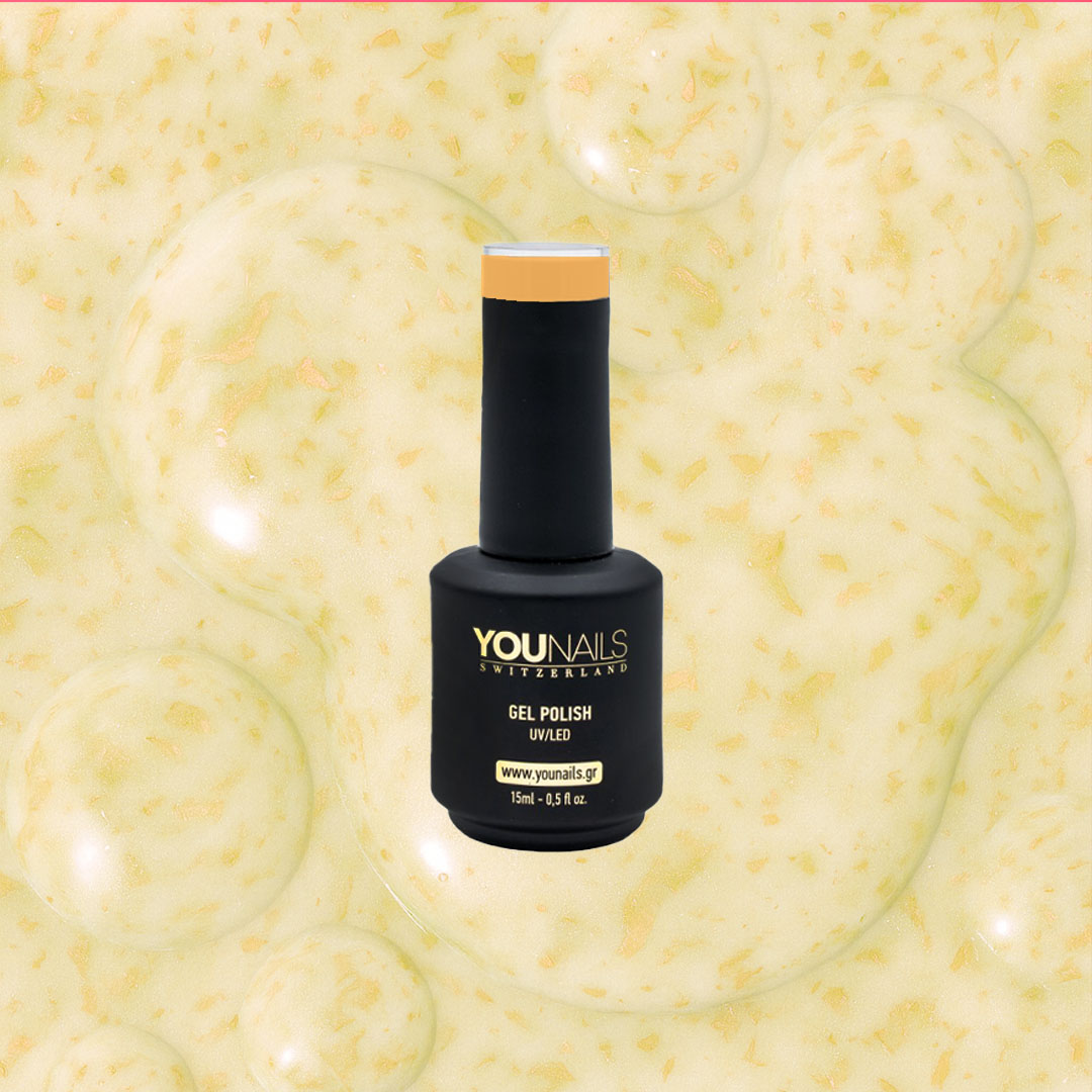 younails-WHITEY624 Milky gold foil_2