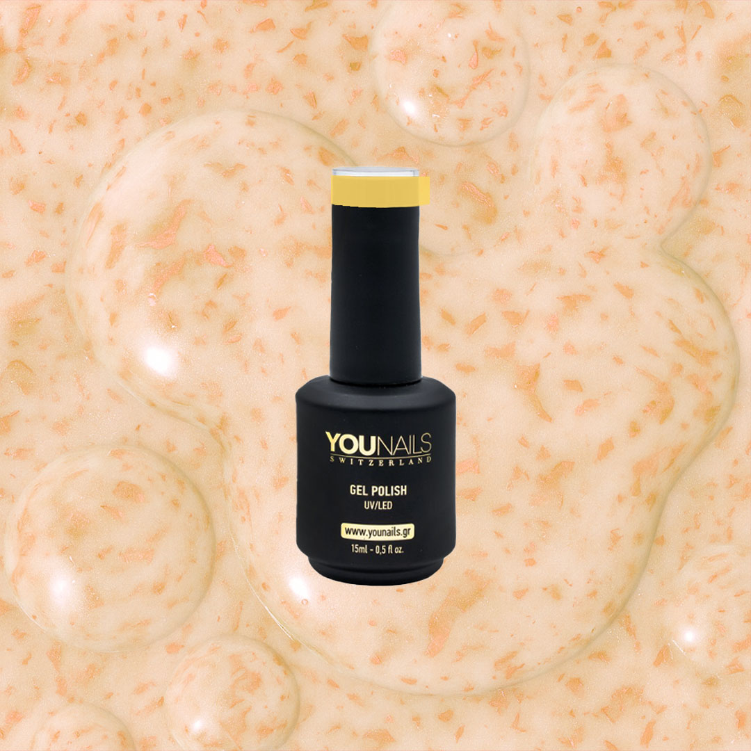 younails-WHITEY625 Milky rose gold foil_2
